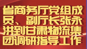  省商務廳黨組成員、副廳長張永洪到甘肅物流集團調(diào)研指導工作